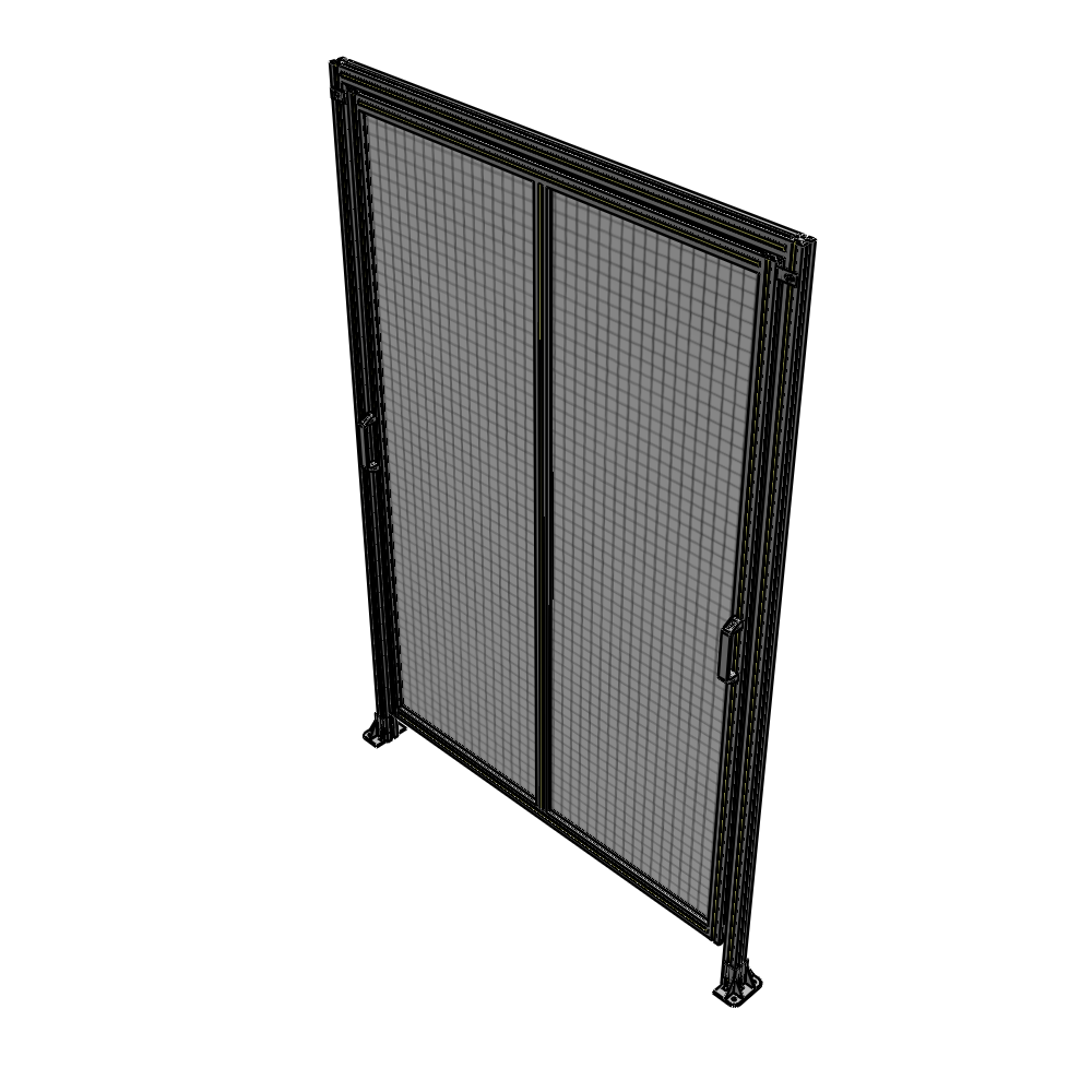 E6-2400-1600-0150-GYMTA GUARDING PANEL 2400MM TALL X 1600MM WIDE 1'' MESH