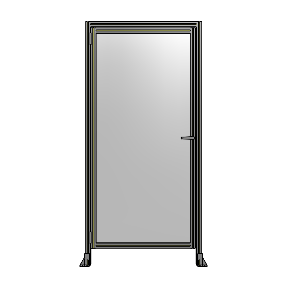 G1-2135-1020-0150-EYPTA GUARDING PANEL 2135MM TALL X 1020MM WIDE 1/4'' POLYCARBONATE