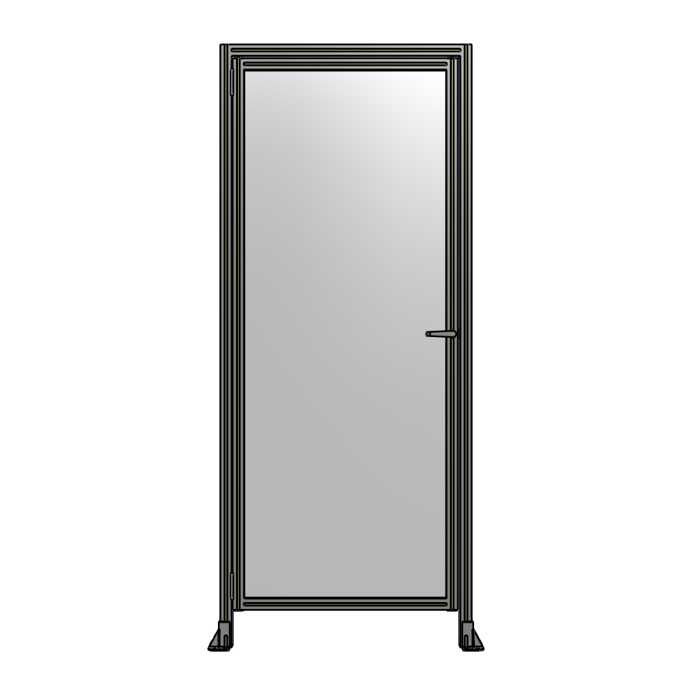 G1-2400-1000-0150-EYPTA GUARDING PANEL 2400MM TALL X 1000MM WIDE 1/4'' POLYCARBONATE