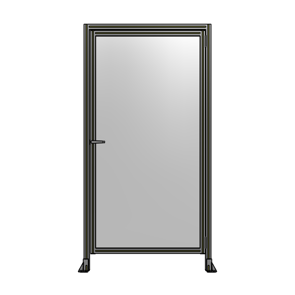 G2-2135-1100-0150-EYPTA GUARDING PANEL 2135MM TALL X 1100MM WIDE 1/4'' POLYCARBONATE