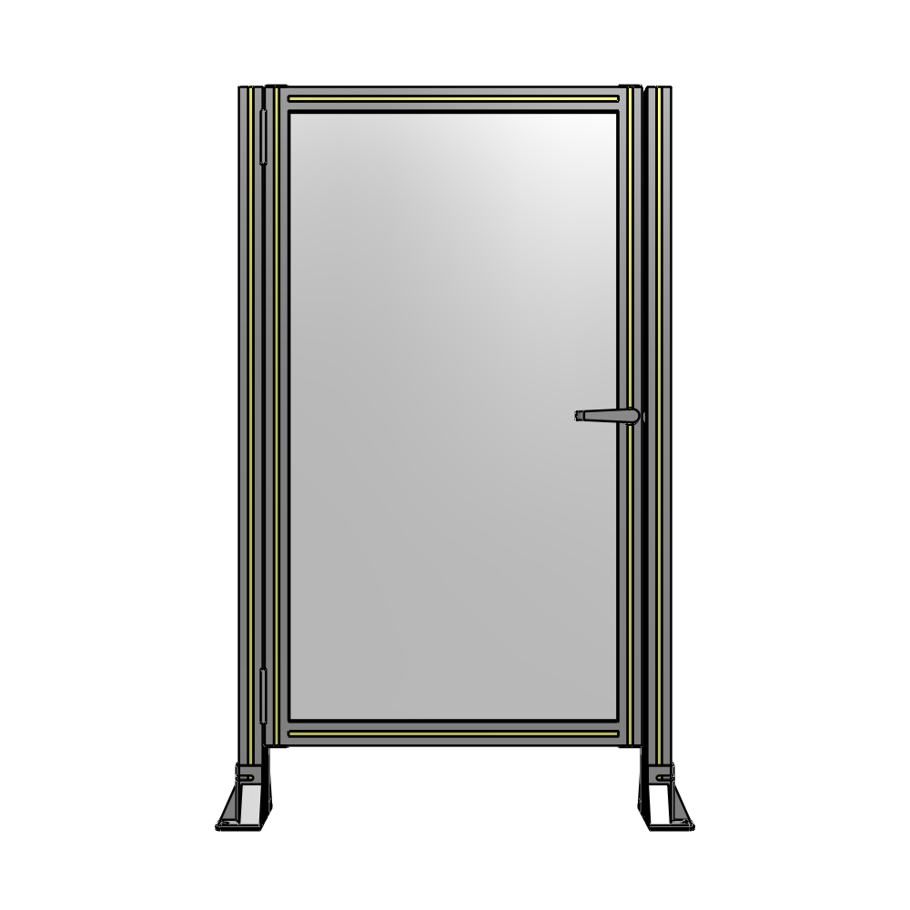 G5-1400-0820-0150-EYPTA GUARDING PANEL 1400MM TALL X 820MM WIDE 1/4'' POLYCARBONATE