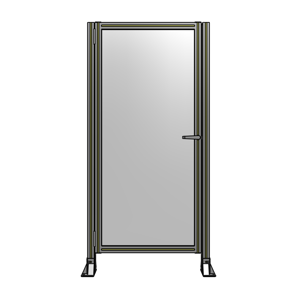 G5-1700-0820-0150-EYPTA GUARDING PANEL 1700MM TALL X 820MM WIDE 1/4'' POLYCARBONATE