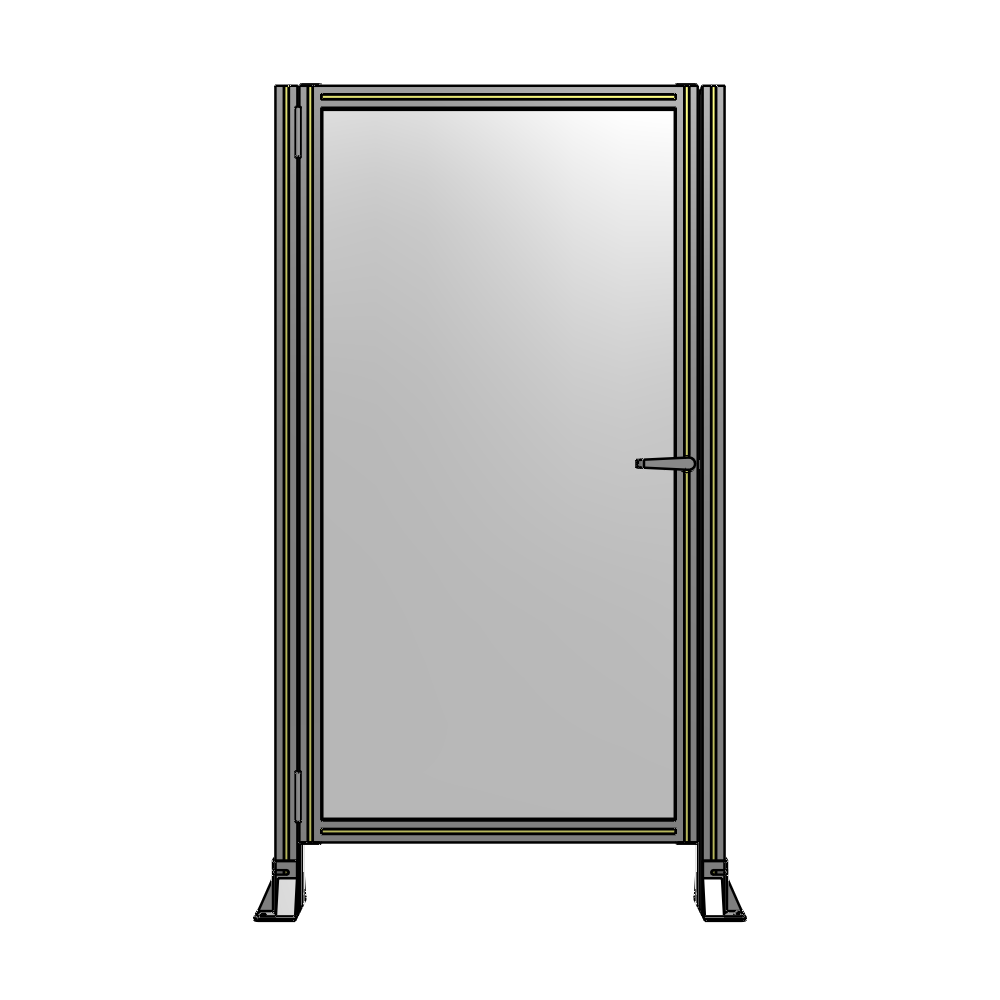 G5-1700-0920-0150-EYPTA GUARDING PANEL 1700MM TALL X 920MM WIDE 1/4'' POLYCARBONATE