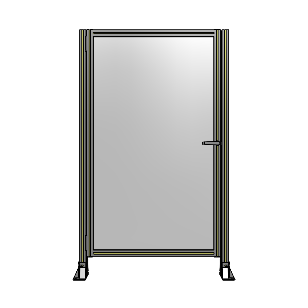 G5-1700-1020-0150-EYPTK GUARDING PANEL 1700MM TALL X 1020MM WIDE 1/4'' POLYCARBONATE