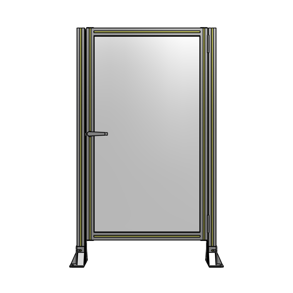 G6-1400-0820-0150-EYPTA GUARDING PANEL 1400MM TALL X 820MM WIDE 1/4'' POLYCARBONATE