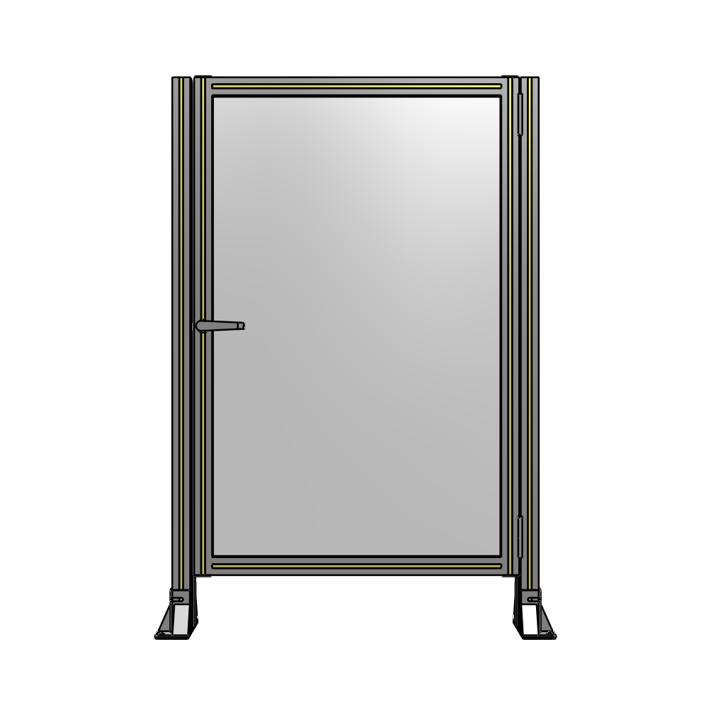 G6-1400-0920-0150-EYPTA GUARDING PANEL 1400MM TALL X 920MM WIDE 1/4'' POLYCARBONATE