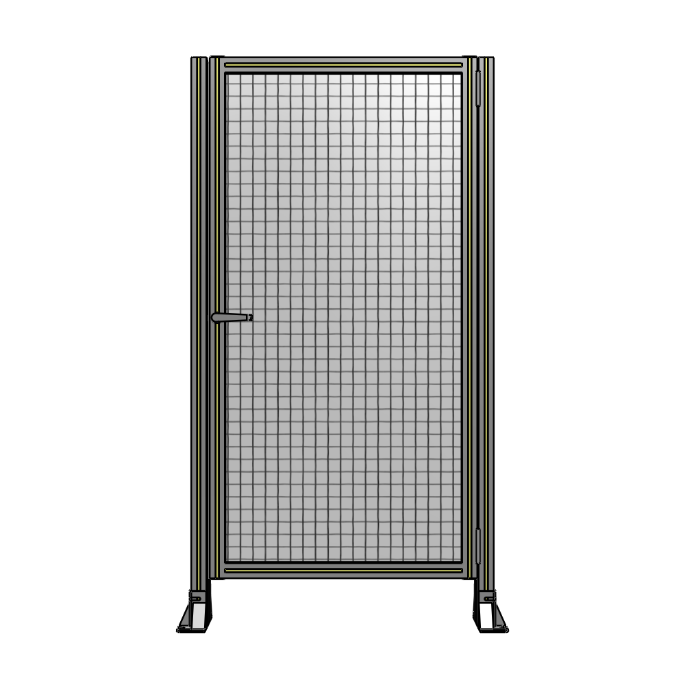 G6-1700-0900-0150-EYMTA GUARDING PANEL 1700MM TALL X 900MM WIDE 1'' MESH
