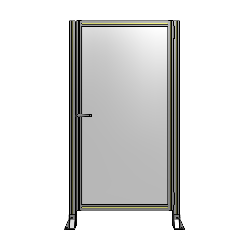 G6-1700-0900-0150-EYPTK GUARDING PANEL 1700MM TALL X 900MM WIDE 1/4'' POLYCARBONATE