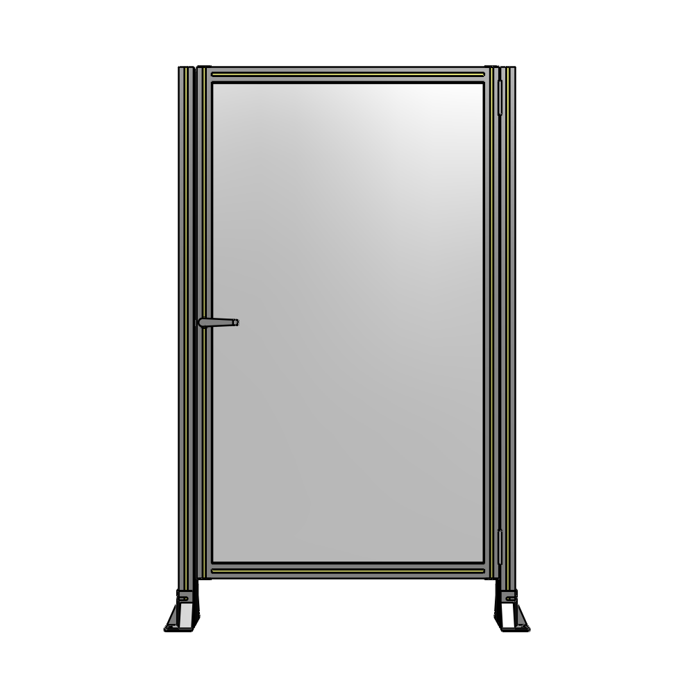 G6-1700-1020-0150-EYPTA GUARDING PANEL 1700MM TALL X 1020MM WIDE 1/4'' POLYCARBONATE