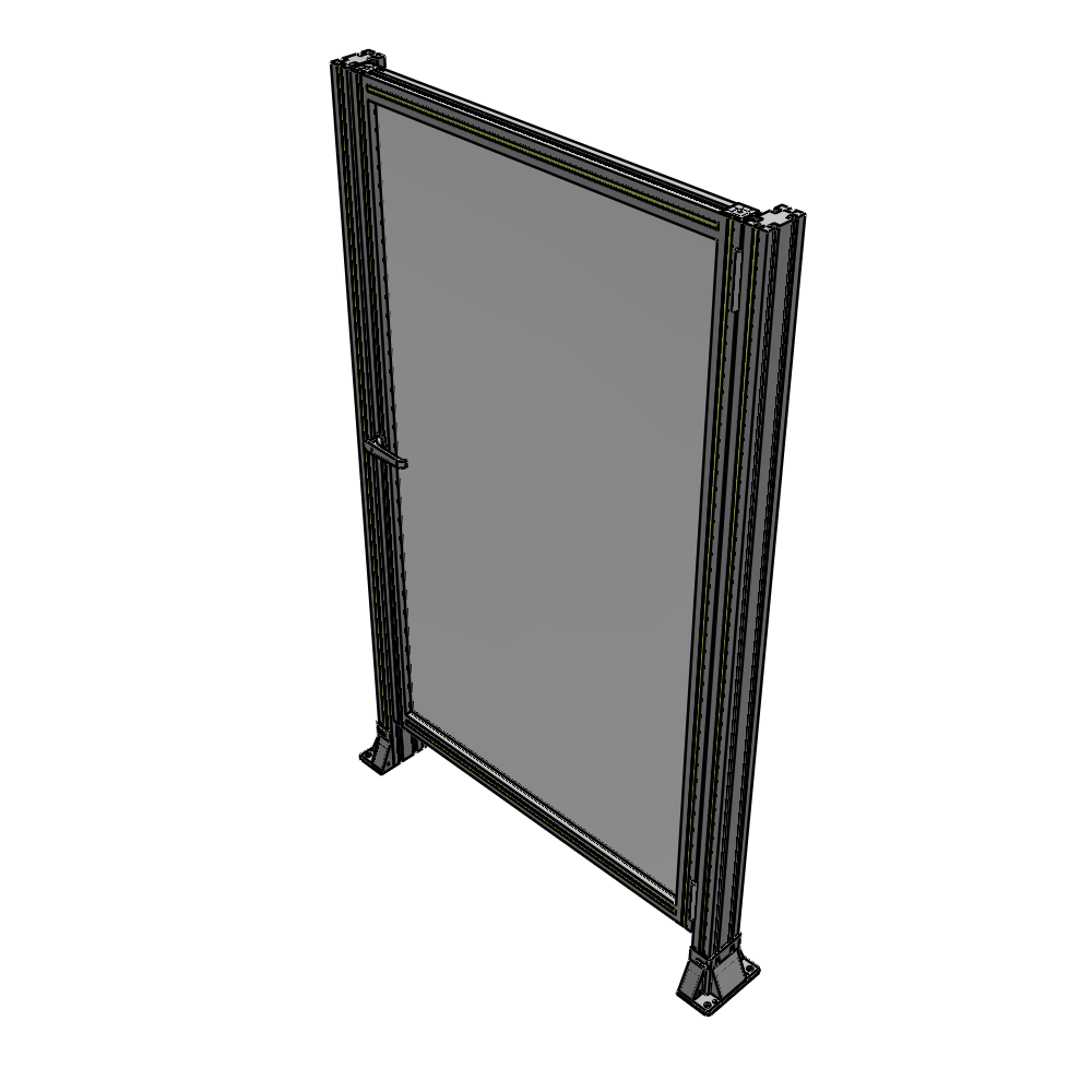 G6-1700-1020-0150-EYPTA GUARDING PANEL 1700MM TALL X 1020MM WIDE 1/4'' POLYCARBONATE