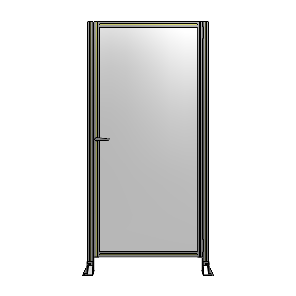 G6-2135-1020-0150-EYPTK GUARDING PANEL 2135MM TALL X 1020MM WIDE 1/4'' POLYCARBONATE