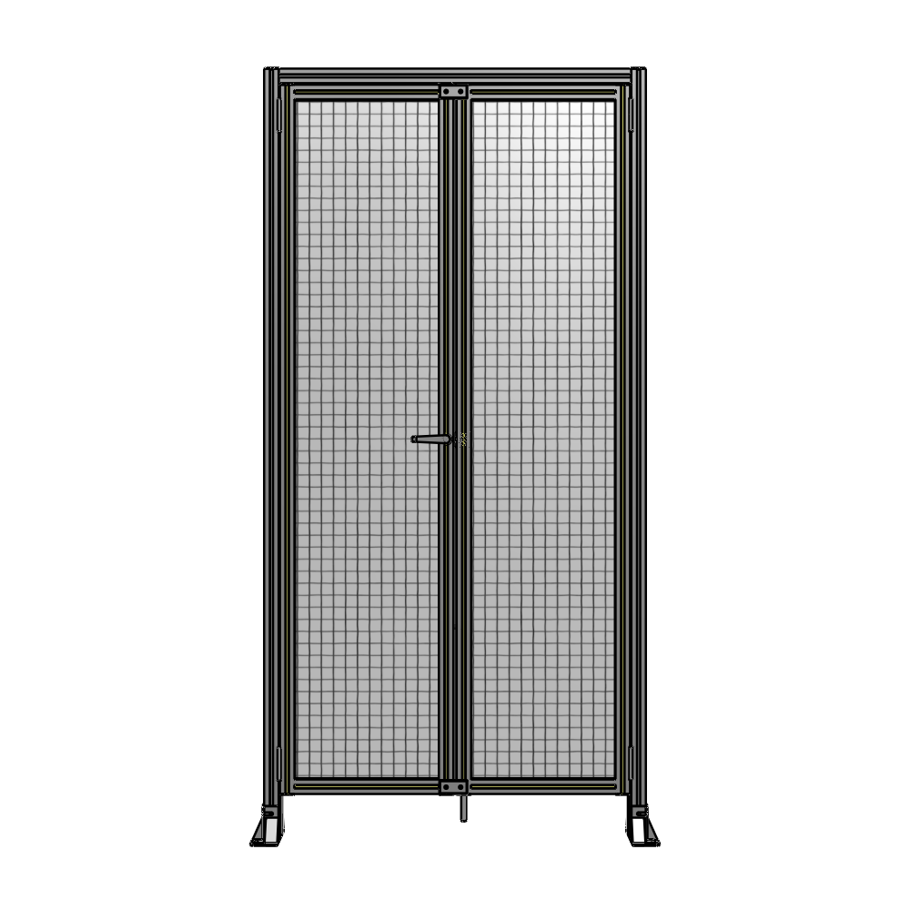 J3-2400-1200-0150-TYMTA GUARDING PANEL 2400MM TALL X 1200MM WIDE 1" MESH