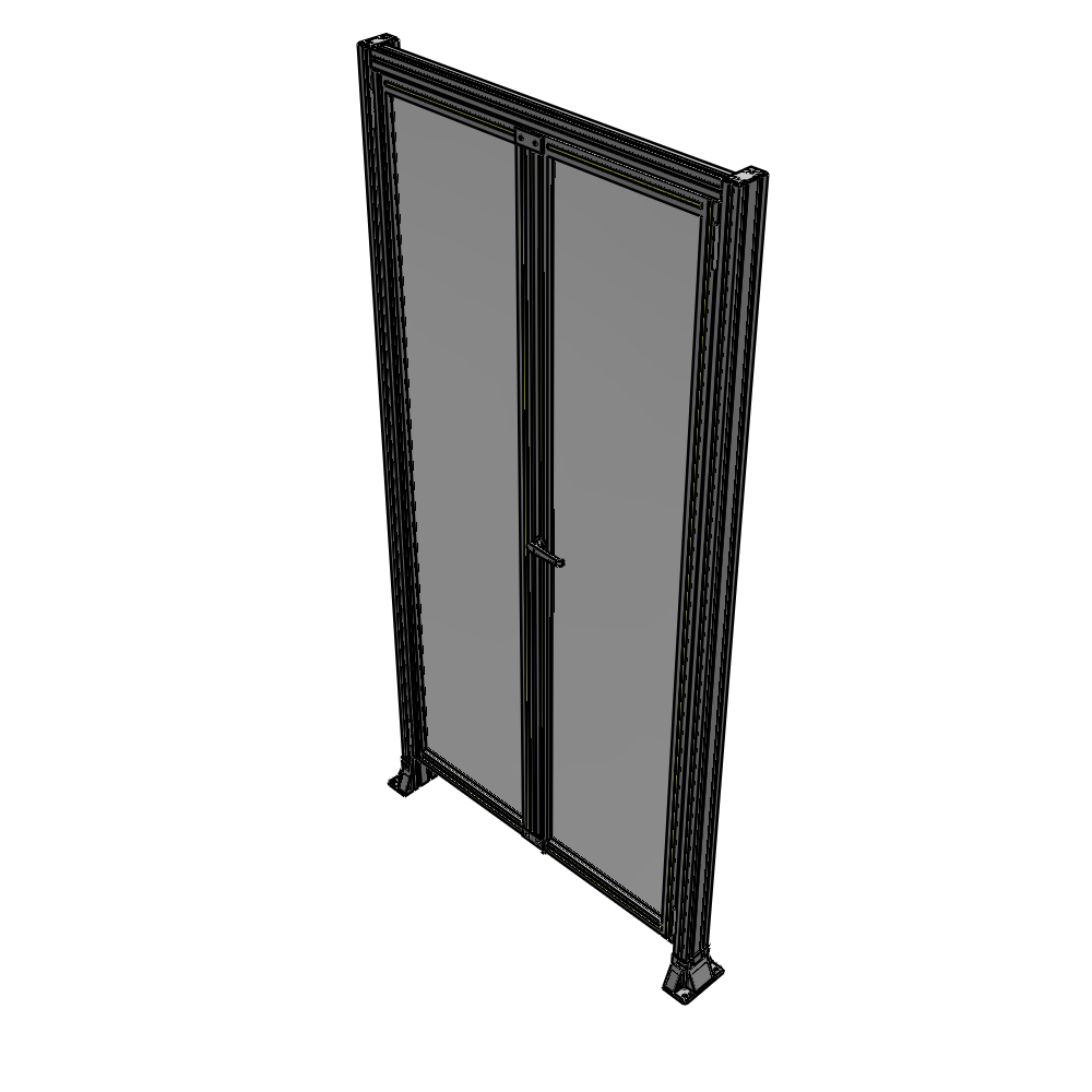 J3-2400-1200-0150-UYPTK GUARDING PANEL 2400MM TALL X 1200MM WIDE 1/4'' POLYCARBONATE