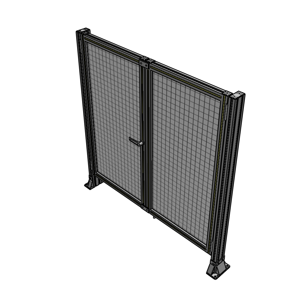 J4-1400-1400-0150-TYMTK GUARDING PANEL 1400MM TALL X 1400MM WIDE 1" MESH