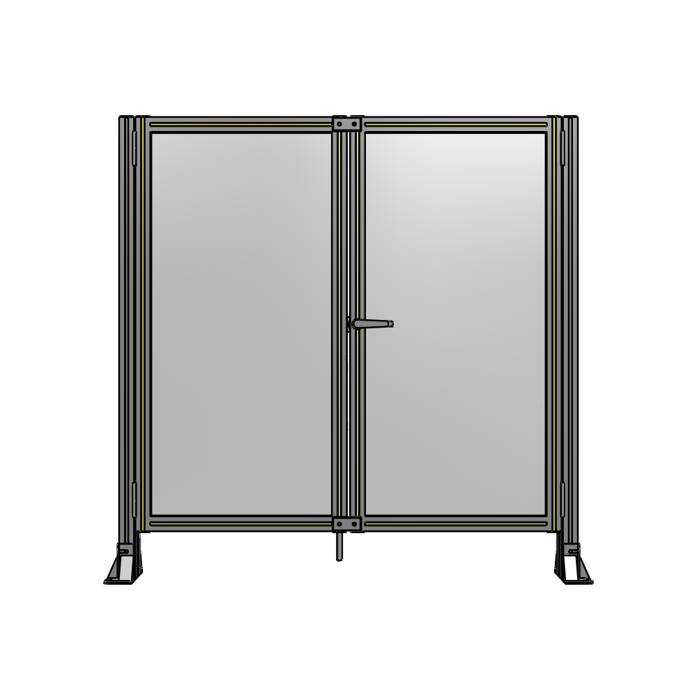 J4-1400-1400-0150-UYPTK GUARDING PANEL 1400MM TALL X 1400MM WIDE 1/4'' POLYCARBONATE