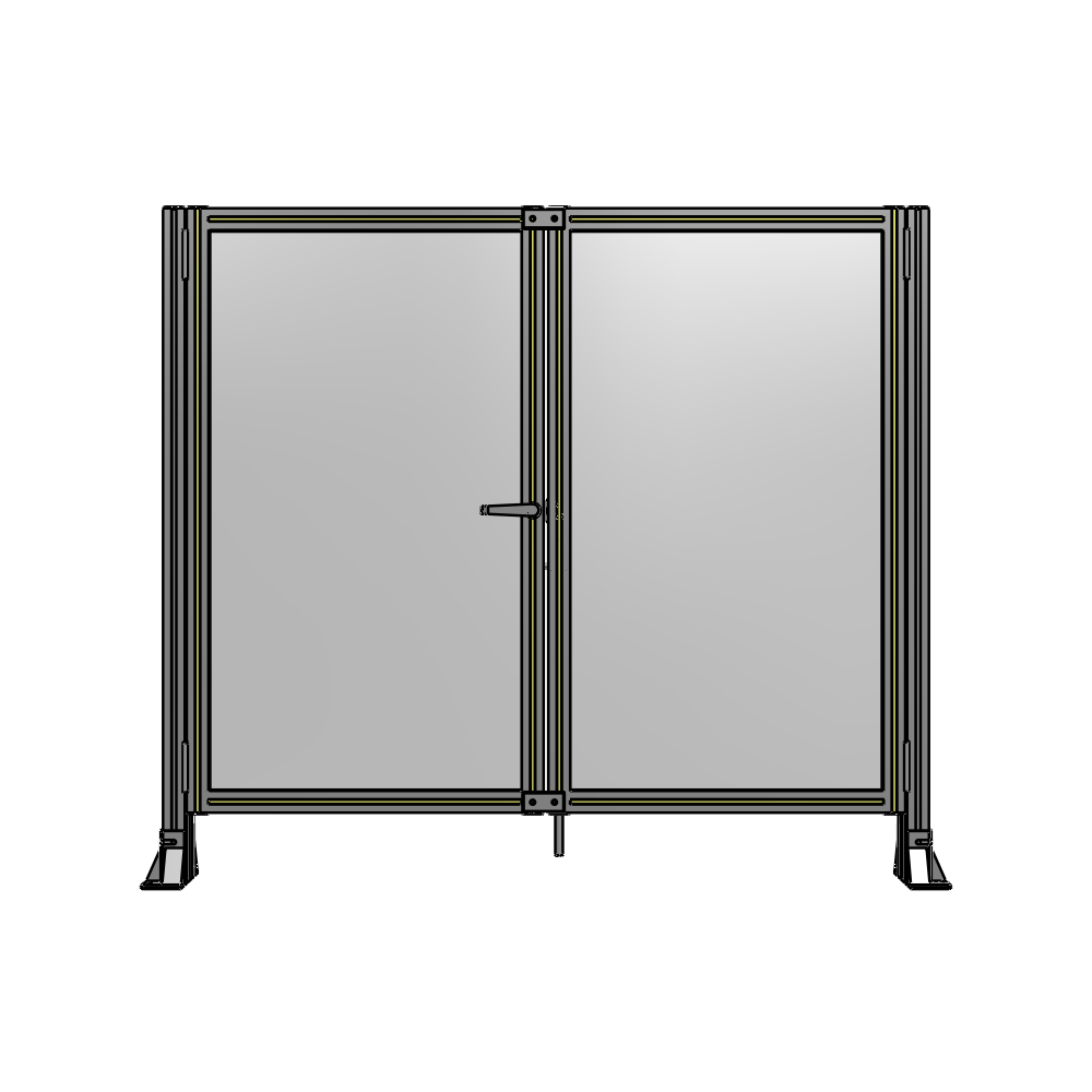 J4-1400-1600-0150-TYPTA GUARDING PANEL 1400MM TALL X 1600MM WIDE 1/4'' POLYCARBONATE