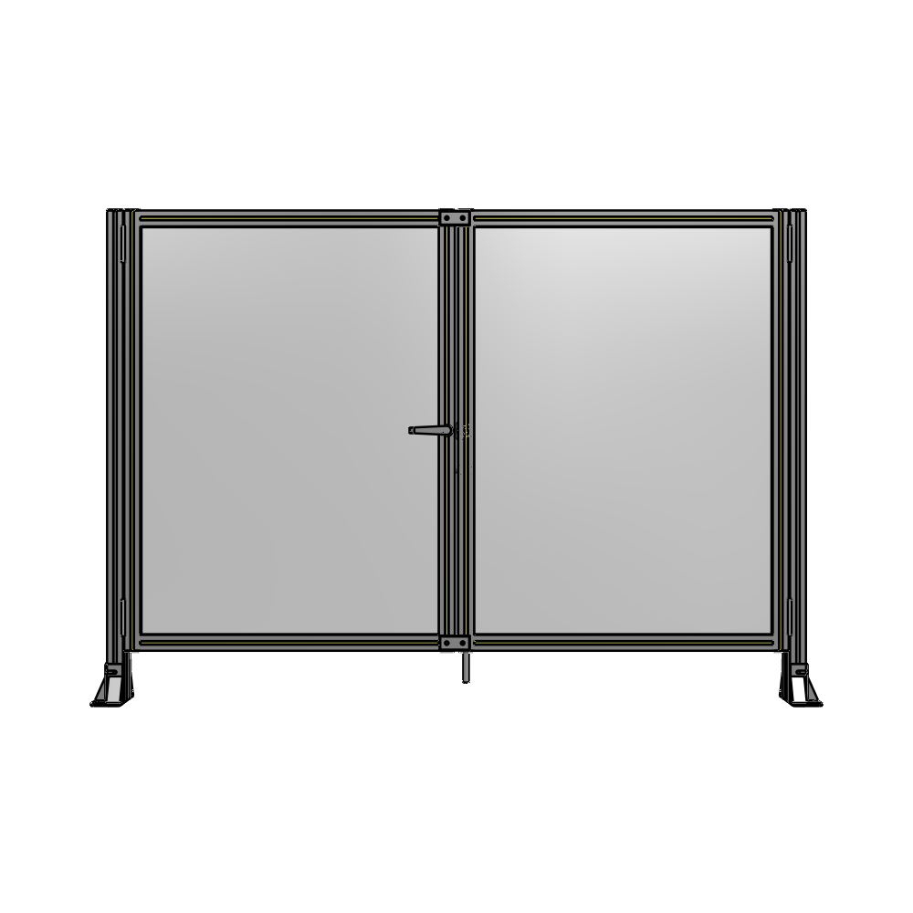 J4-1400-2000-0150-TYPTA GUARDING PANEL 1400MM TALL X 2000MM WIDE 1/4'' POLYCARBONATE