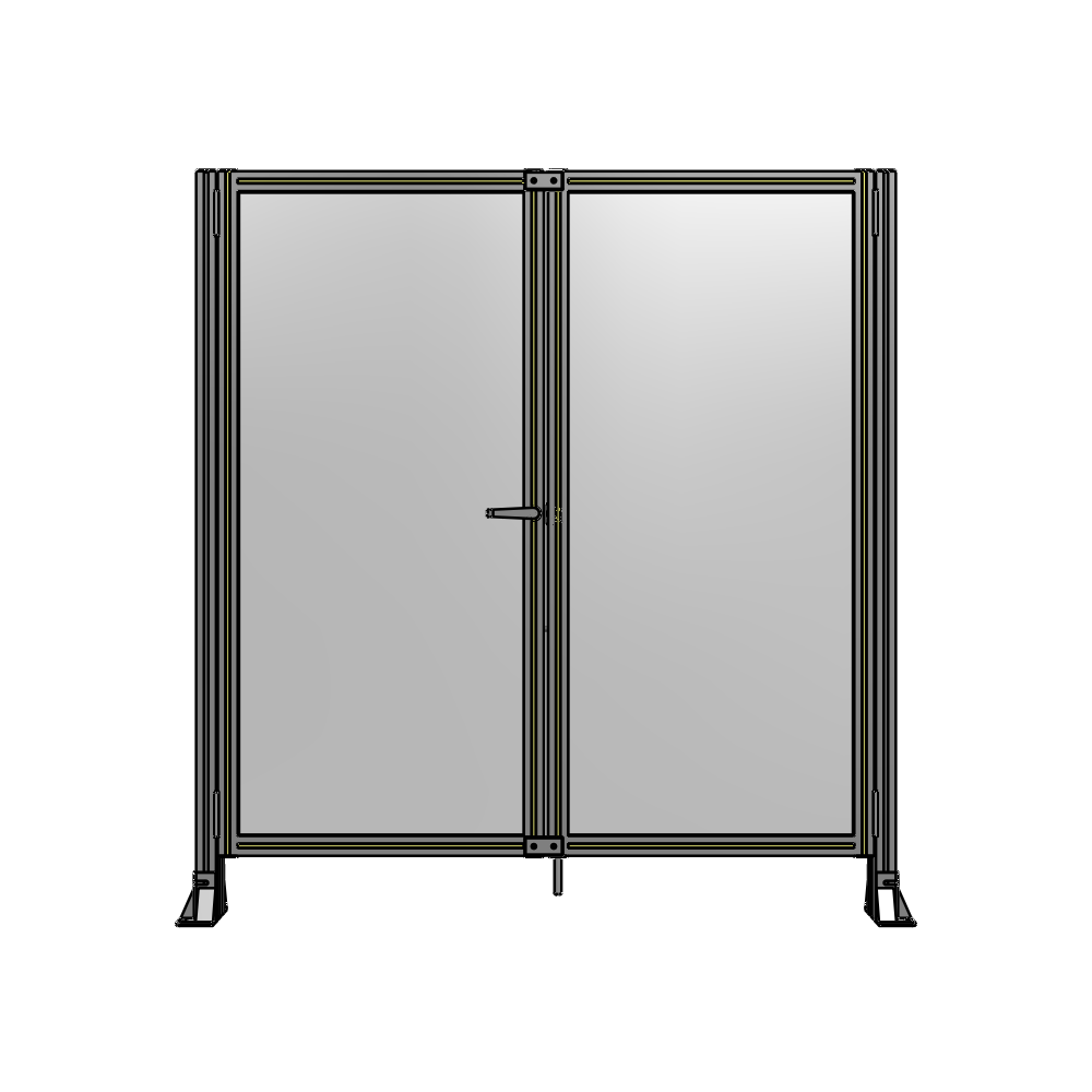 J4-1700-1600-0150-TYPTA GUARDING PANEL 1700MM TALL X 1600MM WIDE 1/4'' POLYCARBONATE