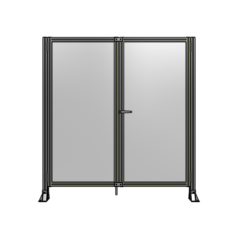 J4-1700-1600-0150-UYPTA GUARDING PANEL 1700MM TALL X 1600MM WIDE 1/4'' POLYCARBONATE