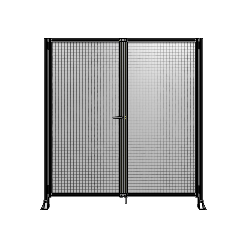 J4-2135-2000-0150-TYMTA GUARDING PANEL 2135MM TALL X 2000MM WIDE 1" MESH