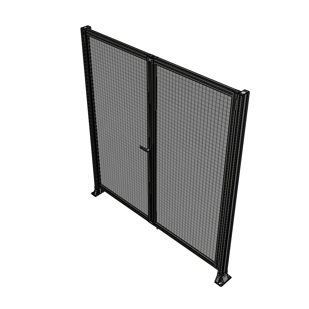 J4-2135-2000-0150-TYMTK GUARDING PANEL 2135MM TALL X 2000MM WIDE 1" MESH