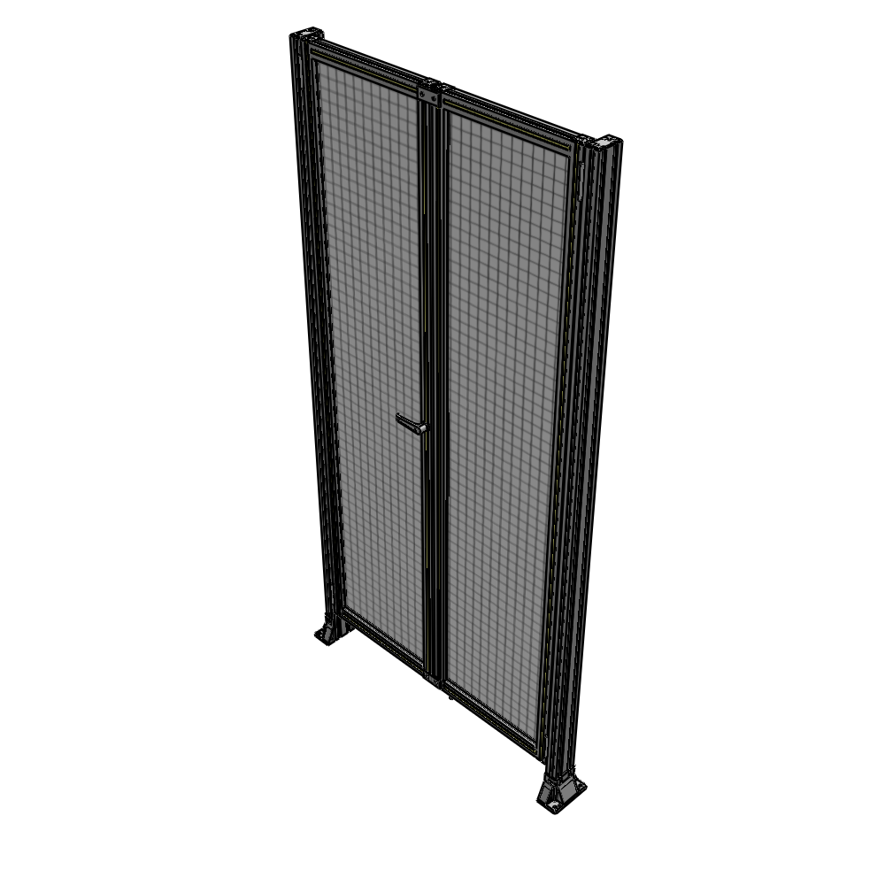 J4-2400-1200-0150-TYMTA GUARDING PANEL 2400MM TALL X 1200MM WIDE 1" MESH