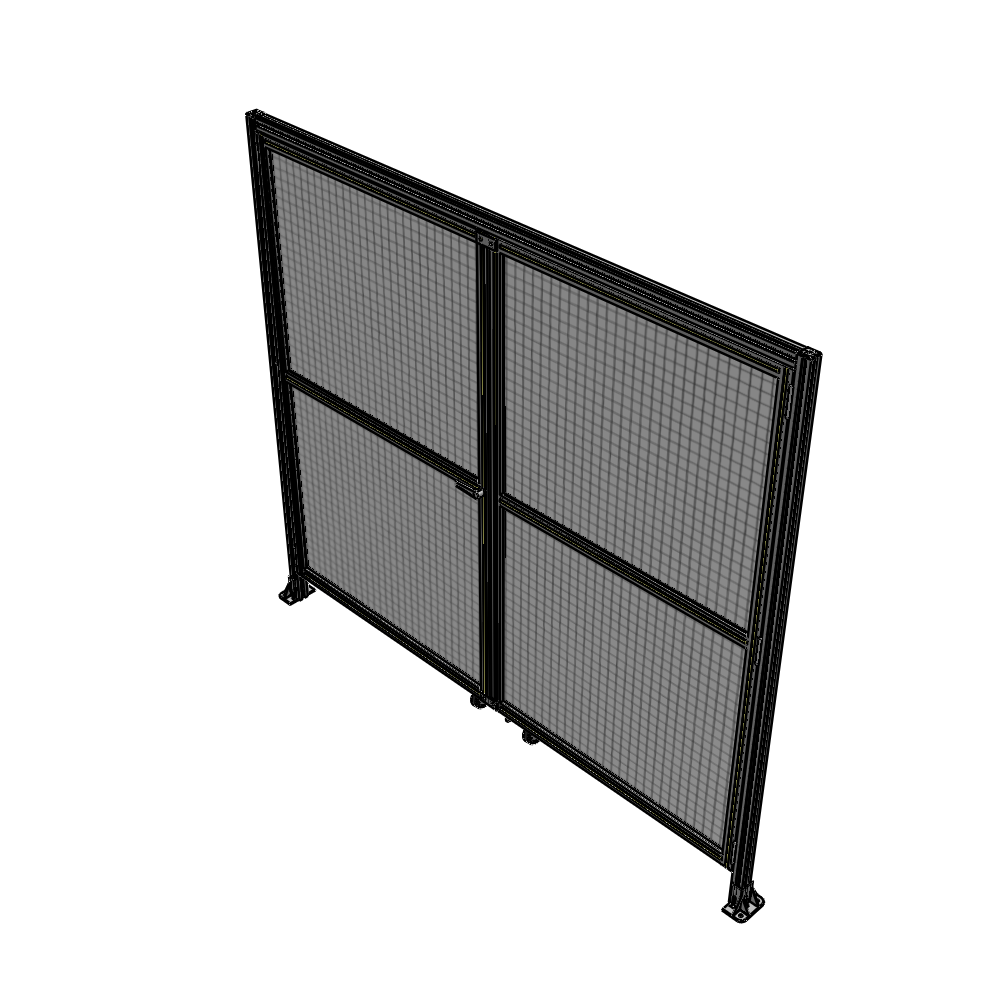 J5-2135-2400-0150-TYMTA GUARDING PANEL 2135MM TALL X 2400MM WIDE 1" MESH