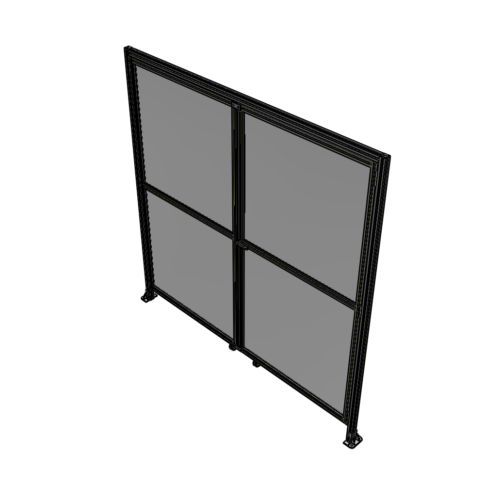J5-2400-2400-0150-UYPTA GUARDING PANEL 2400MM TALL X 2400MM WIDE 1/4'' POLYCARBONATE
