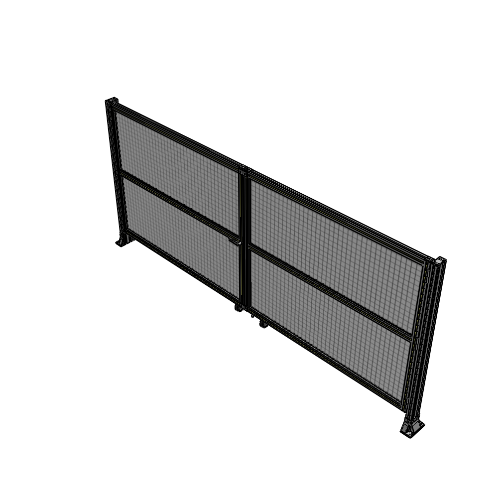 J8-1400-3200-0150-TYMTA GUARDING PANEL 1400MM TALL X 3200MM WIDE 1" MESH