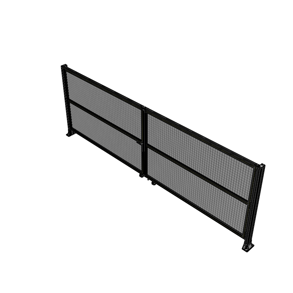 J8-1400-4000-0150-TYMTA GUARDING PANEL 1400MM TALL X 4000MM WIDE 1" MESH