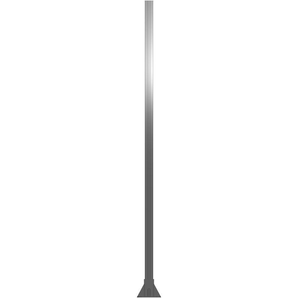 K2-1700-ZFA GUARDING POST 45 MM WIDE X 90 MM DEEP X 1700 MM TALL