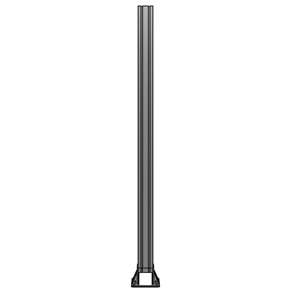 K3-1700-ZFA GUARDING POST 90 MM WIDE X 90 MM DEEP X 1700 MM TALL