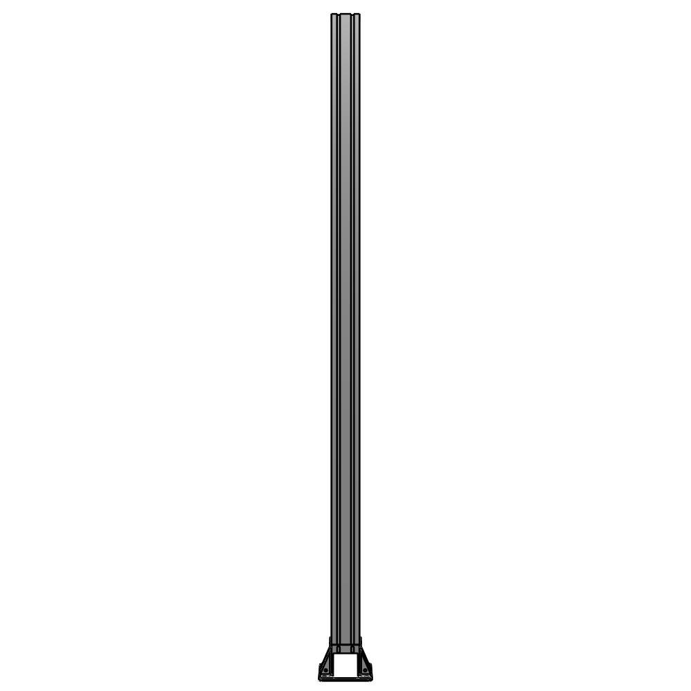 K3-2135-ZFA GUARDING POST 90 MM WIDE X 90 MM DEEP X 2135 MM TALL