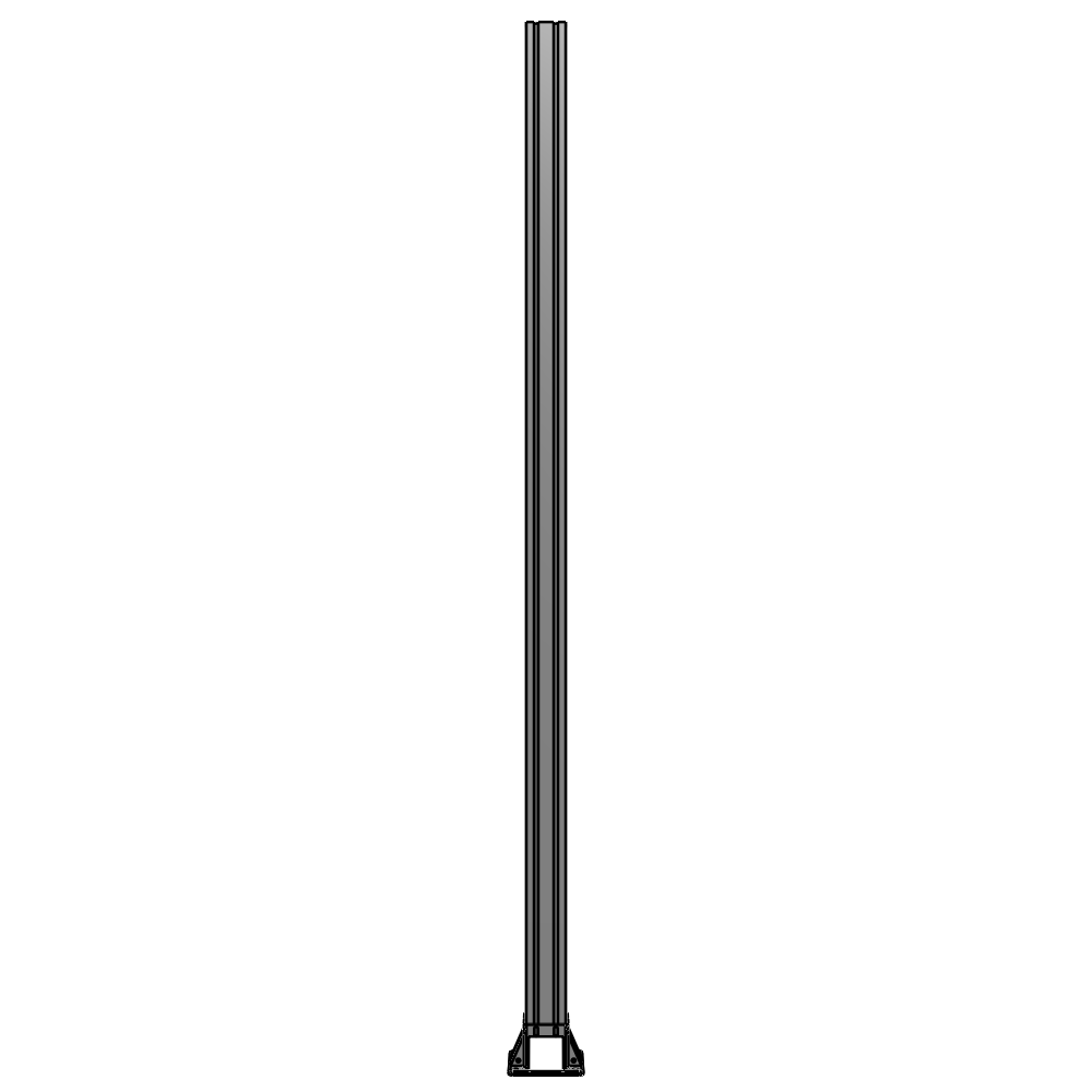 K3-2400-ZFA GUARDING POST 90 MM WIDE X 90 MM DEEP X 2400 MM TALL