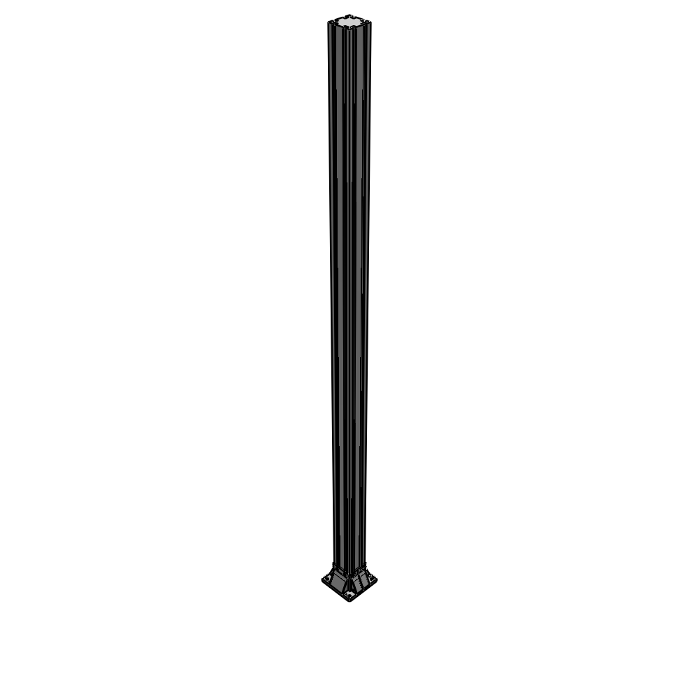 K3-2400-ZFA GUARDING POST 90 MM WIDE X 90 MM DEEP X 2400 MM TALL