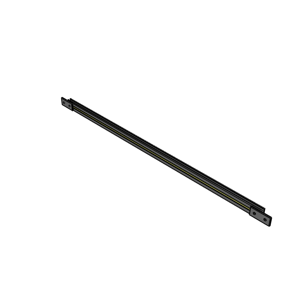 L1-1128-YTA 1128MM LONG HALF STRAP, MOUNTS HORIZONTAL ON 2400MM WIDE DOUBLE WALL SECTIONS