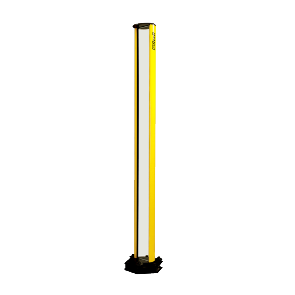 1200628 REER FLOOR MOUNTING COLUMN, DEFLECTING MIRROR, LIGHT CURTAINS, H=2200MM, HEIGHT 145MM(FMC-S2200)