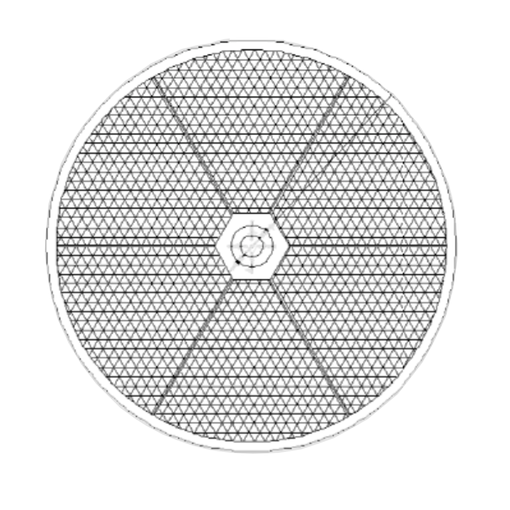 1210032 REER RETRO-REFLECTOR FOR TRANSCEIVER (TRX) PHOTOCELLS, DIAMETER 80 MM(CD8)