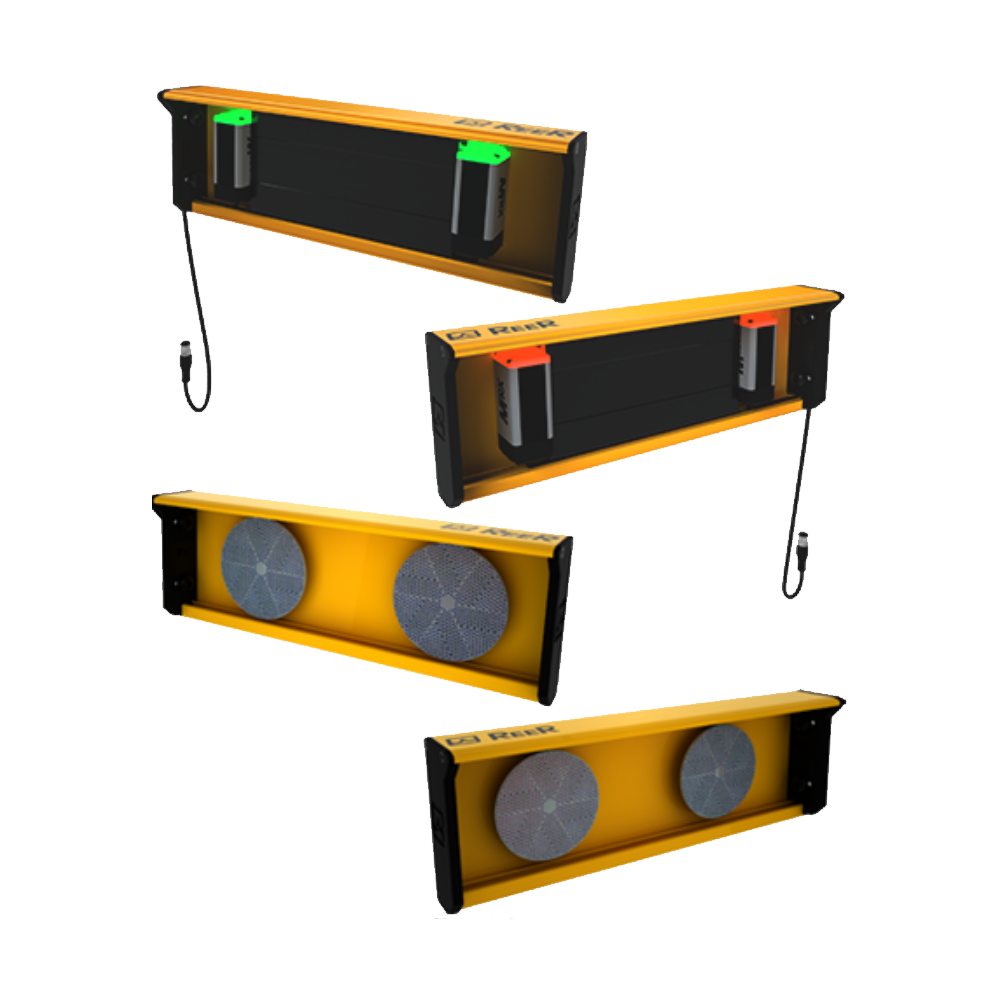 1390827 REER MUTING BRACKETS, 4 MTRX H SENSORS, T-LOGIC, PARALLEL BEAM. XL RANGE, L:235MM(MZ T4P TRX H)