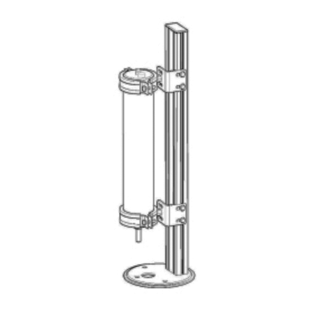 1240901 REER SET OF 4 STAINLESS STEEL BRACKETS, ADMIRAL/VISION WT, FMC-B12/B18 COLUMNS(SFB WT-LL SS)