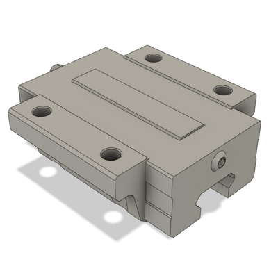 AIRTAC LOW PROFILE RAIL BEARING&lt;br&gt;LSD 15MM SERIES, HIGH ACCURACY WITH NO PRELOAD (D) STANDARD, BOTTOM MOUNTING FLANGE - NORMAL BODY