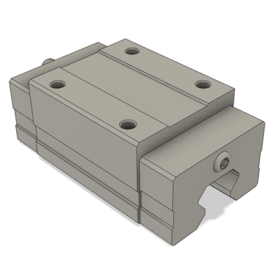 LSH15BK-HN-H-B-M4 AIRTAC PROFILE RAIL BEARING<br>LSH 15MM SERIES, HIGH ACCURACY WITH LIGHT PRELOAD (B), SQUARE MOUNT - NORMAL BODY