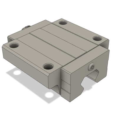 LSH30BK-F1N-N-D-M6 AIRTAC PROFILE RAIL BEARING<br>LSH 30MM SERIES, NORMAL ACCURACY WITH NO PRELOAD (D) STANDARD, TOP MOUNTING FLANGE - NORMAL BODY