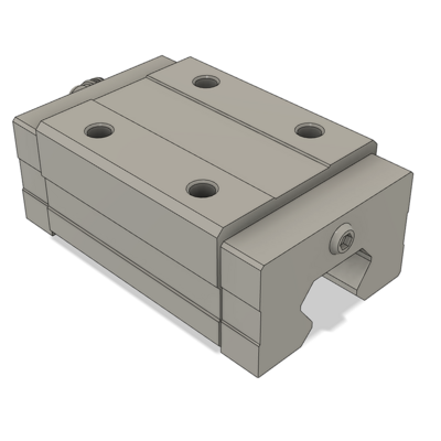 LSH30BK-HN-H-B-M6 AIRTAC PROFILE RAIL BEARING<br>LSH 30MM SERIES, HIGH ACCURACY WITH LIGHT PRELOAD (B), SQUARE MOUNT - NORMAL BODY