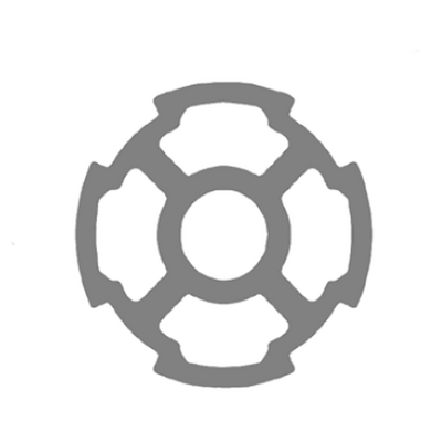 10D-28H-0 MODULAR SOLUTION D28 EXTRUDED PROFILE<BR>HEAVY 28MM OD FRAME WITH RIDGE MOUNT 4M LONG