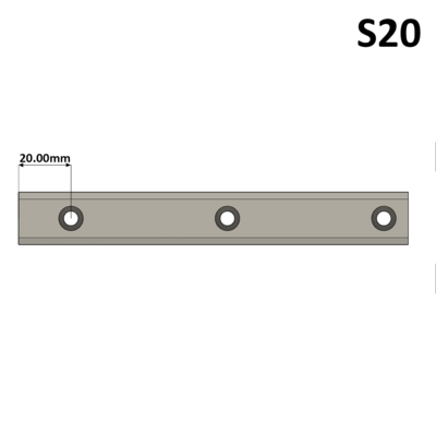 STANDARD LENGTH S20 RAIL LSH