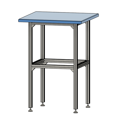 BLUE TABLETOPS WITH GUSSETS