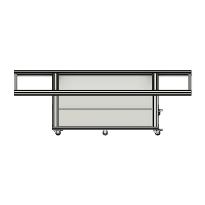 CASTER CART 45X90 MODULAR SOLUTION CASTER CART MADE FROM 45X90 ALUMINUM PROFILE