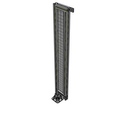 A1-1400-0200-0150-TYMFA GUARDING PANEL 1400MM TALL X 200MM WIDE 1'' MESH