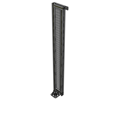 A1-1700-0200-0150-TYMFA GUARDING PANEL 1700MM TALL X 200MM WIDE 1'' MESH